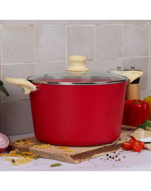 Batterie de cuisine Colorama induction - 7 pièces magenta
