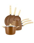 Batterie de cuisine Colorama induction - 7 pièces noisette