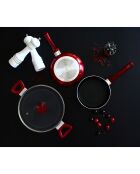 Batterie de cuisine Cerise induction - 8 pièces rouge