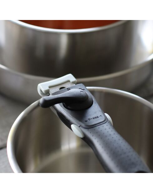 Batterie de cuisine Iris induction - 9 pièces gris