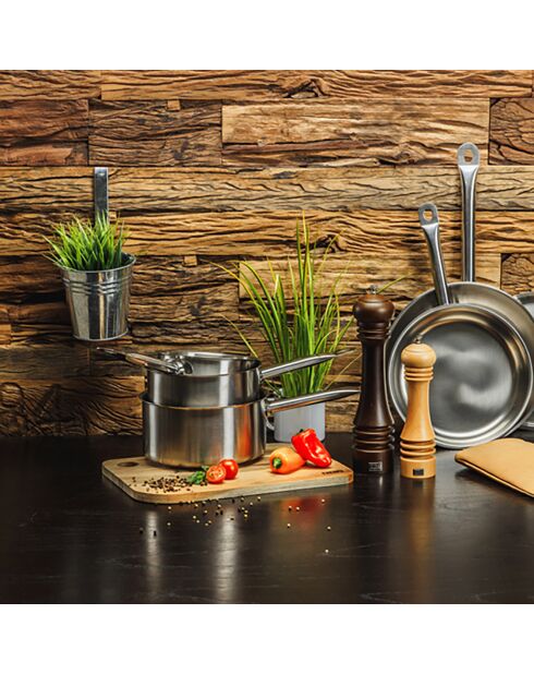 Batterie de cuisine Professionnel induction - 10 pièces gris