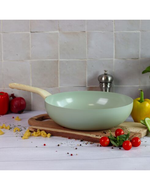 Batterie de cuisine Colorama induction - 13 pièces celadon