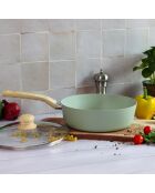 Batterie de cuisine Colorama induction - 13 pièces celadon