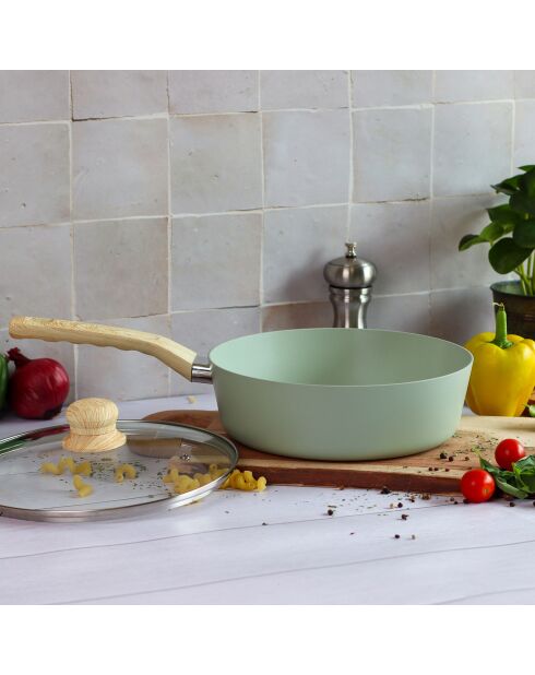 Batterie de cuisine Colorama induction - 13 pièces celadon