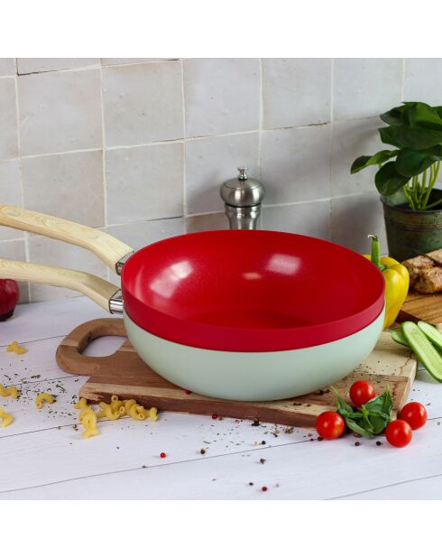 Batterie de cuisine Colorama induction - 13 pièces magenta