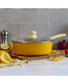 Batterie de cuisine Colorama induction - 13 pièces safran