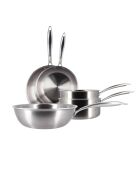 Batterie de cuisine Triply induction - 5 pièces gris