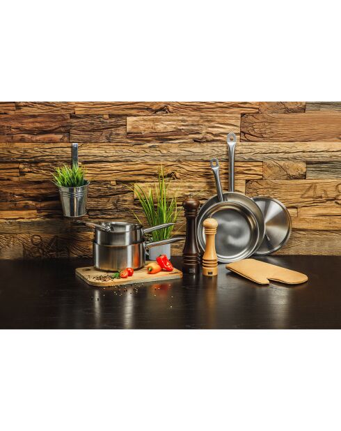 Batterie de cuisine Professionnel induction - 11 pièces gris