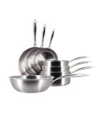 Batterie de cuisine Triply induction - 7 pièces gris