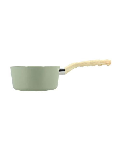 Colorama celadon inductiespannetje - 33,5x16x7,5 cm