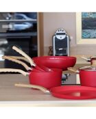 Casserole Colorama induction magenta - 33.5x16x7.5 cm