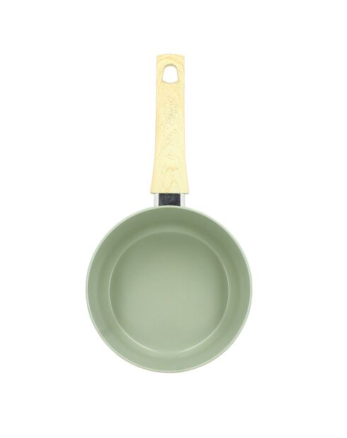 Colorama celadon inductiespannetje - 35,5x18x8,5 cm