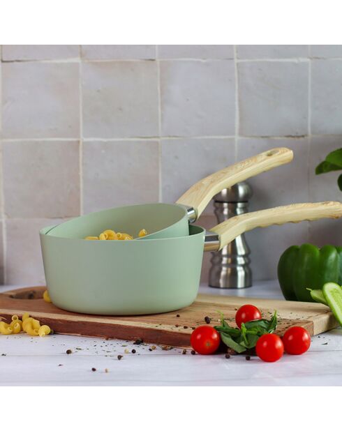 Casserole Colorama induction celadon - 35.5x18x8.5 cm
