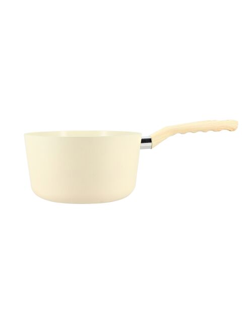 Casserole Colorama induction crème - 37.5x20x11 cm