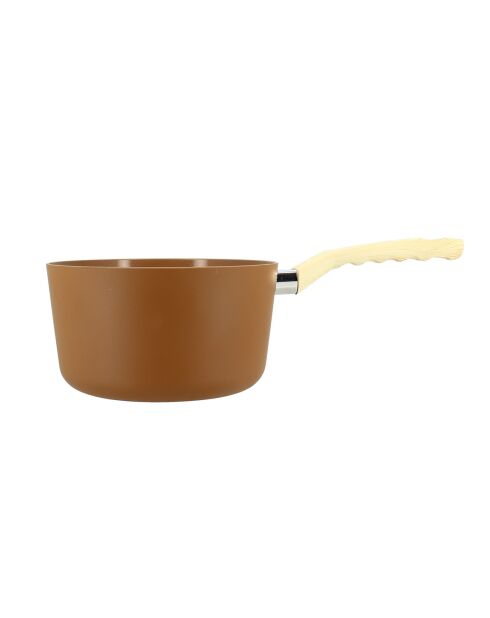 Casserole Colorama induction noisette - 37.5x20x11 cm
