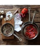 3 Casseroles Professionnel induction grises