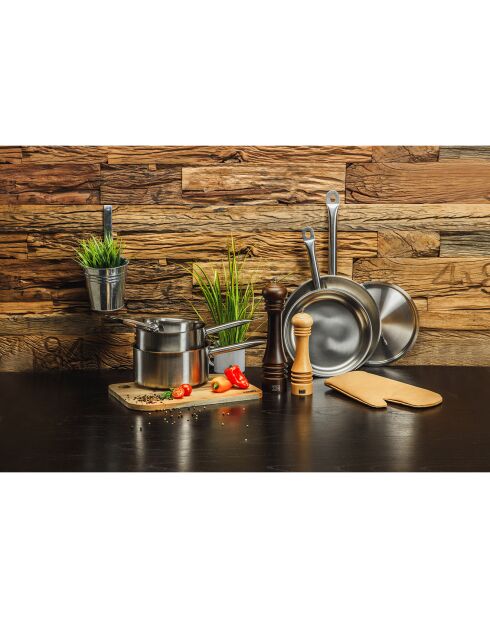 3 Casseroles Professionnel induction grises