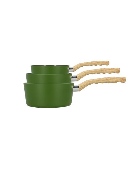 3 Casseroles Colorama induction kaki