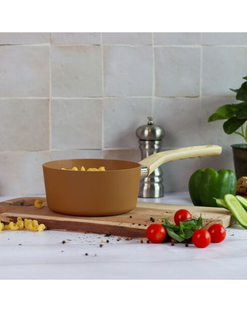 3 Casseroles Colorama induction noisette