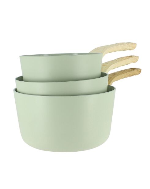 3 Casseroles Colorama induction celadon