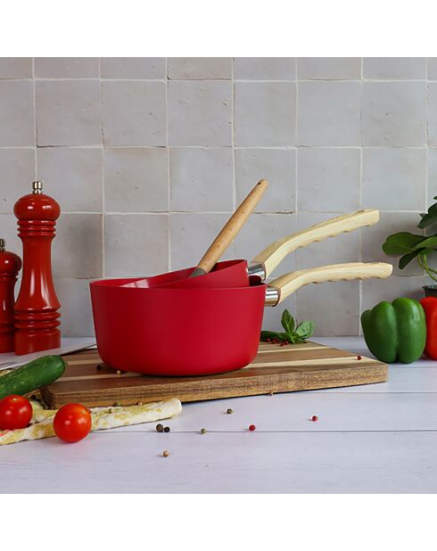 3 Casseroles Colorama induction magenta