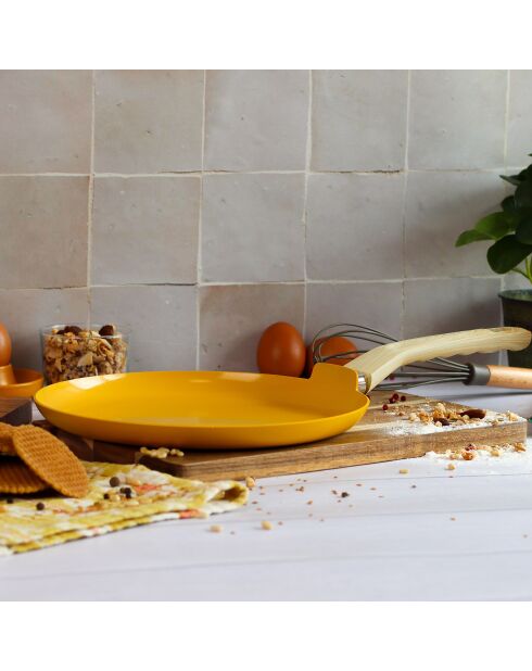 Crépière Colorama induction safran - 46x26x2.5 cm