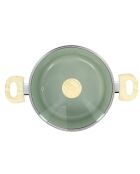 Colorama inductie celadon kookpot met deksel - 38,5x24x15 cm