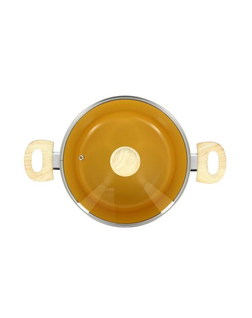 Colorama inductie saffraanstoofpot met deksel - 38,5x25,5x16 cm