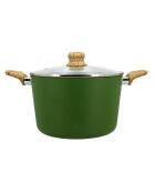 Colorama inductie olijfstoofpot met deksel - 38,5x25,5x16 cm