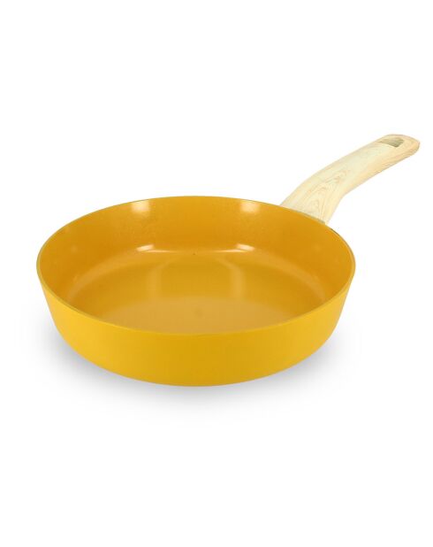 Poêle Colorama induction safran - 37.5x20x4.5 cm