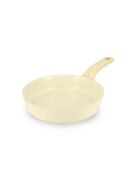 Poêle Colorama induction crème - 37.5x20x4.5 cm