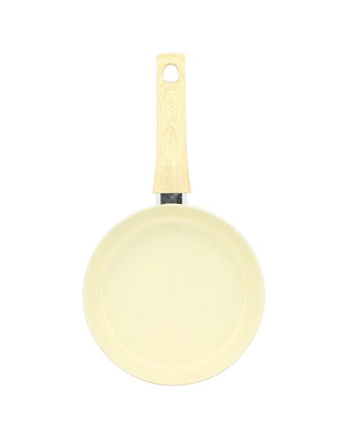 Poêle Colorama induction crème - 37.5x20x4.5 cm