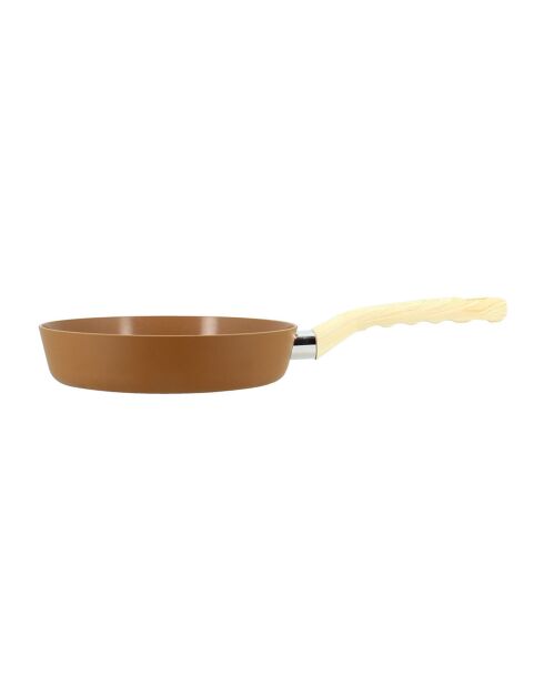 Poêle Colorama induction noisette - 37.5x20x4.5 cm