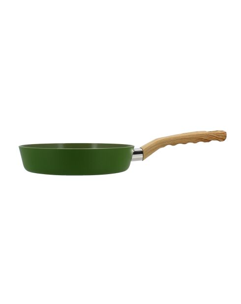Poêle Colorama induction olive - 37.5x20x4.5 cm