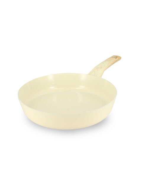 Poêle Colorama induction crème - 43x24.5x5 cm