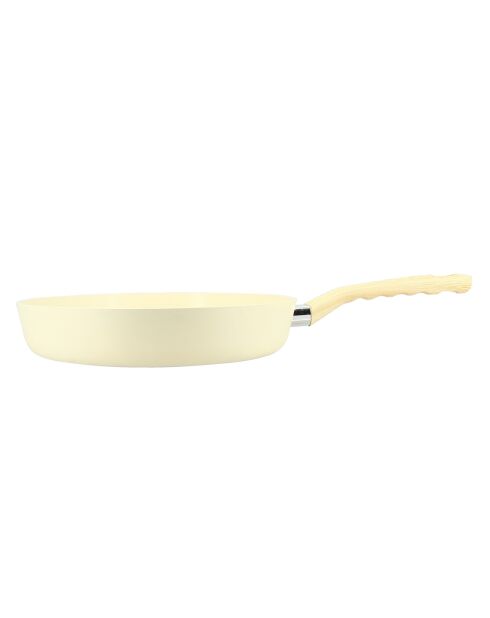 Poêle Colorama induction crème - 47x28.3x5.8 cm