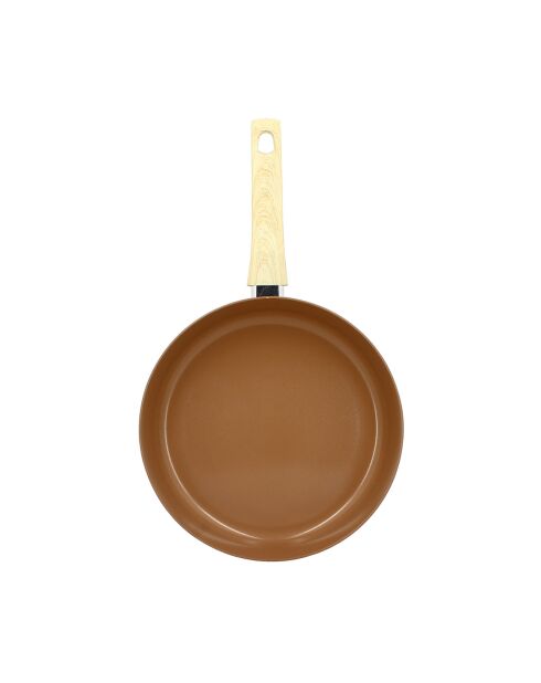 Poêle Colorama induction noisette - 47x28.3x5.8 cm