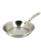 Poêle triply induction grise - 21.5x39.5x4 cm