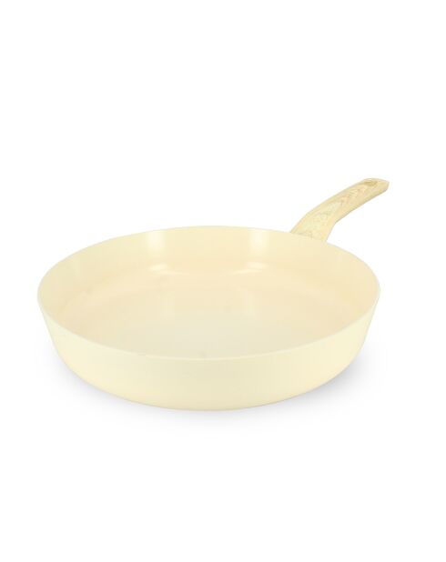 3 Poêles Colorama induction crème