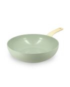 Wok Colorama induction celadon - 47.5x28x8 cm