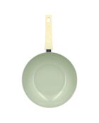 Wok Colorama induction celadon - 47.5x28x8 cm