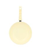 Wok Colorama induction crème - 47.5x28x8 cm