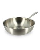 Wok triply induction gris - 29.5x50x8.5 cm
