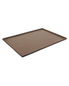 Plaque génoise Amandine marron - 36x26.5x1 cm