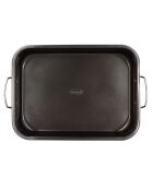 Plat rotisserie Amandine noir - 43x29x6 cm