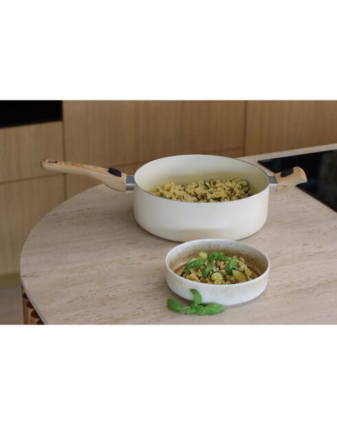 Set culinaire multi-usage Colorama induction crème - D.28 cm