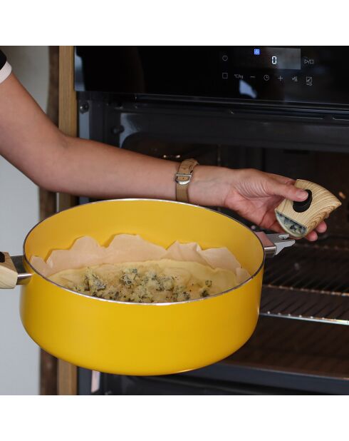 Set culinaire multi-usage Colorama induction safran - D.28 cm
