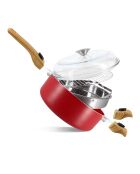 Set culinaire multi-usage Colorama induction magenta - D.28 cm