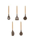 5 Ustensiles de cuisine Eliott gris