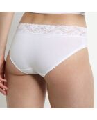 2 Culottes midi Coton Plus Féminine forme midi blanches